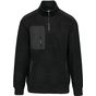 WK Designed To Work Polaire écoresponsable col zippé unisexe black