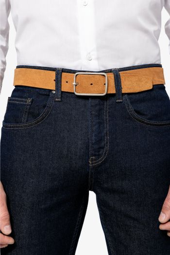 Image produit Ceinture cuir  velours homme