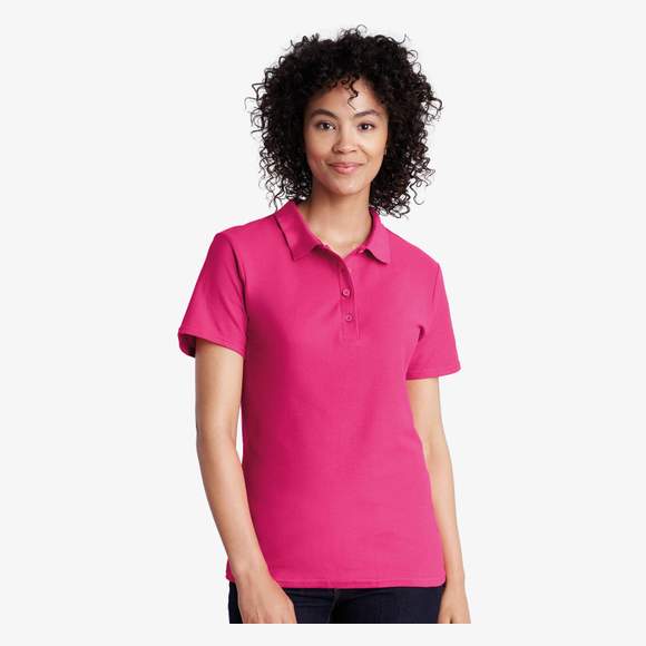 Softstyle® Ladies Double Pique Polo Gildan