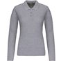 Kariban Polo piqué manches longues femme  oxford_grey