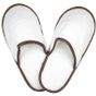 The One Towelling Slippers white/taupe