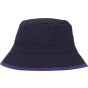Neutral Reversible Bucket Hat purple