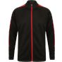 Finden+Hales Adults' knitted tracksuit top black/red