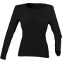 SF Clothing Women´s feel good long sleeved stretch T black