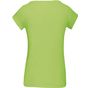 kariban t-shirt col bateau manches courtes femme lime