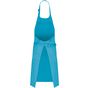 Kariban Tablier avec poche en coton Bio sea_turquoise