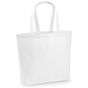 Westford Mill Maxi sac fourre-tout en coton de qualité white