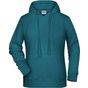 James&Nicholson Ladies´ Hoody petrol_melange