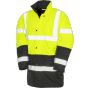 Result Motorway 2-tone safety coat fluorescent_yellow/black