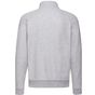 fruit of the loom Classic Sweat Jacket gris_chine