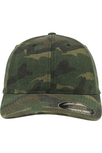 Flexfit Garment Washed Camo - Green Camo