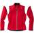 James&Nicholson Men´s Zip-Off Softshell Jacket red/black