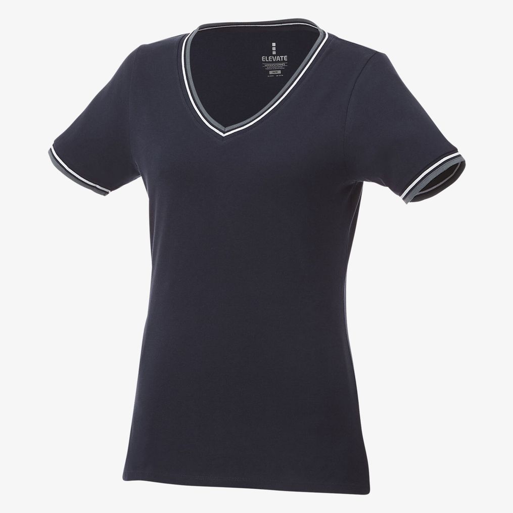 Tee-shirt manches courtes en mailles gris