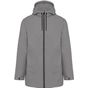Kariban Veste à capuche avec doublure en micropolaire unisexe silver