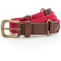 Asquith & Fox Ceinture en toile et similicuir cherry_red