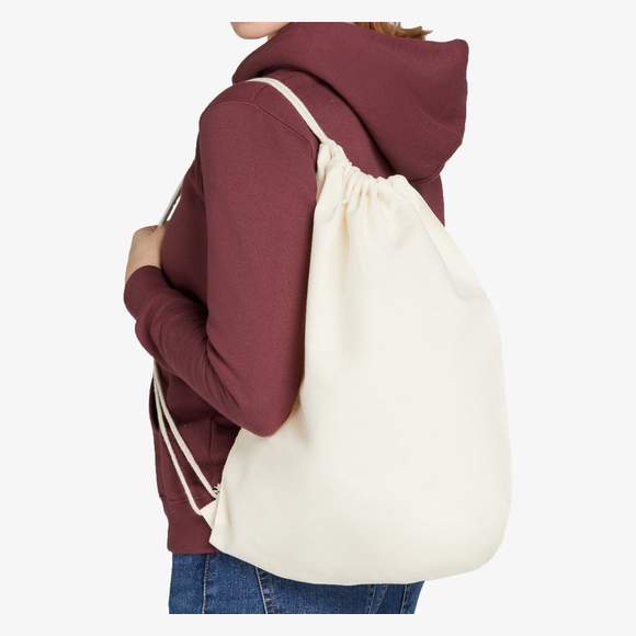 Cotton Backpack Single Drawstring SG Accessories - Bags