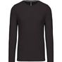 Kariban T-shirt homme manches longues encolure ronde dark_grey