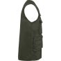 WK Designed To Work Gilet polycoton multipoches doublé unisexe dark_khaki