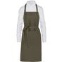 SG Accessories - Bistro Lisbon - Organic Heavyweight Bib Apron with Pocket olive