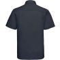 Russell Chemise en Popeline Polyester/Coton classique manches courtes homme french navy