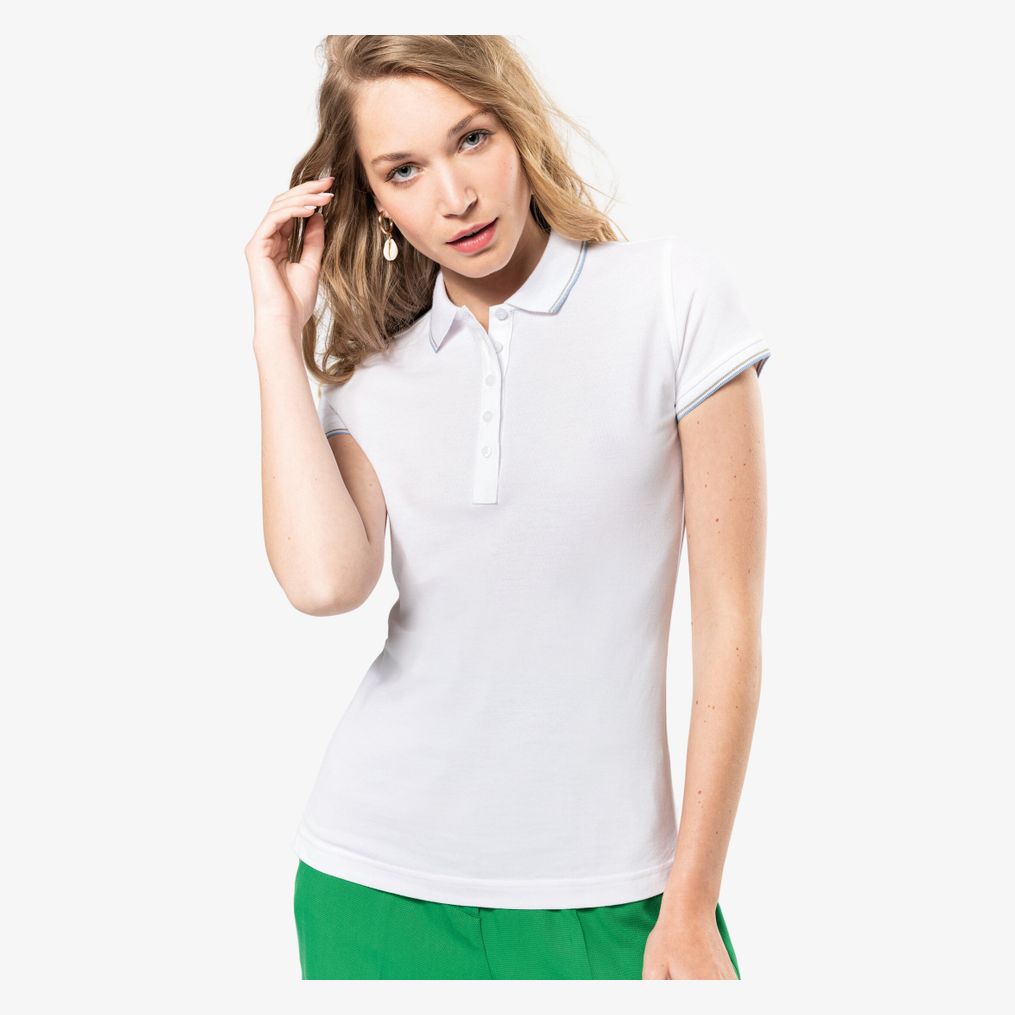 Polo manches courtes femme Kariban