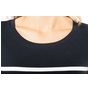 Kariban T-shirt marin col rond Bio femme navy/white_stripe