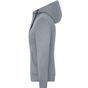 James&Nicholson Ladies' Lifestyle Zip-Hoody grey_melange/navy