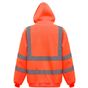 Yoko Sweatshirt capuche haute visibilité hi_vis_orange