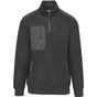 WK Designed To Work Polaire écoresponsable col zippé unisexe dark_grey