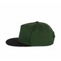 K-up Casquette snapback - 5 panneaux forest_green/black