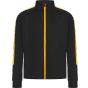 Finden+Hales Kids' knitted tracksuit top black/gold