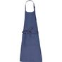 Kariban Tablier avec poche en coton Bio deep_blue