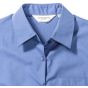 Russell Chemise en Popeline Polyester/Coton classique manches longues femme corporate blue