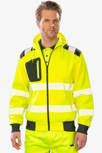 Image produit Recycled zipped safety hoody