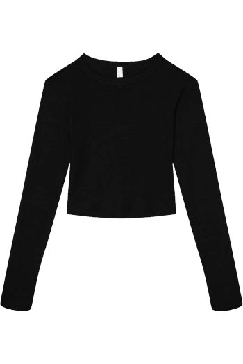 Image produit Women's micro rib long sleeve baby tee