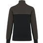 WK-Designed-To-Work Sweat-shirt écoresponsable col zippé unisexe black/dark_grey