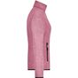 James&Nicholson Ladies´ Knitted Fleece Jacket pink_melange/off_white