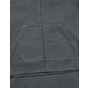 SG Signature Signature Tagless Hooded Full Zip Unisex charcoal