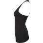 Tombo Ladies' racer back vest black