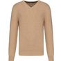 Kariban Pullover premium col V camel_heather