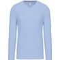 Kariban T-shirt col V manches longues sky_blue