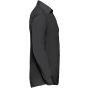 Russell Chemise en Popeline Polyester Coton cintrée manches longues homme black