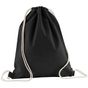 Westford Mill Sac de gym coton bio InCo. black