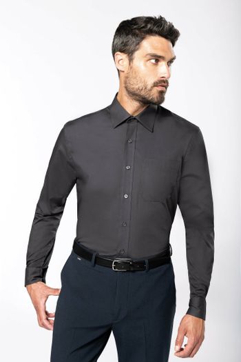 Image produit Chemise popeline manches longues