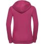 Russell Authentic Sweat capuche zippé femme fuchsia