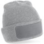 Beechfield Bonnet Original à patch heather_grey