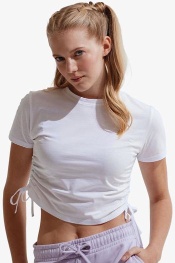 Image produit Crop-top froncé femme Tridri®