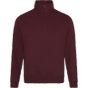 AWDis Just Hoods Sophomore 1/4 zip sweat burgundy