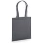 Westford Mill Sac fourre-tout en coton biologique de qualité graphite_grey