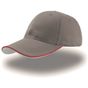 Atlantis Zoom Piping Sandwich Cap grey/red/white